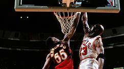 This Date in NBA History: Michael Jordan Dunks On Dikembe Mutombo In 1997