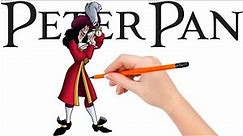 How to draw Captain Hook from Peter Pan