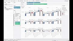 How to Build a Multiple Measure Waterfall Chart with Filters in Tableau