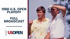 1988 U.S. Open (Playoff): Curtis Strange and Nick Faldo Face Off in Playoff | Full Broadcast