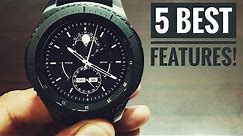 Top 5 Best Features of Samsung Gear S3 Frontier!