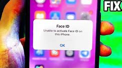 How To FIX Unable To Activate Face ID on this iPhone [EASY]