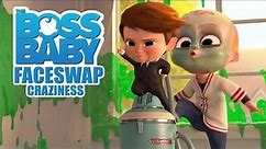 THE BOSS BABY Funniest FACE SWAPS Part 5 - Try Not To Laugh