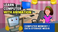 Basics of Computers | What is Computer Memory | Data Storage Systems | RAM & ROM [ Animation ]