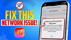 Fix iPhone 'Unable to Join Network" on WIFI | Fix Wifi Issues on iPhone