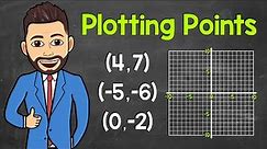 How to Plot Points a Coordinate Plane | Positive and Negative Coordinates | Math with Mr. J