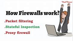How firewalls work | Network firewall security | firewall security | TechTerms
