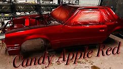 How many gallons of candy apple red will you need for your project.