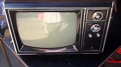 Unboxing NOS 1969 Color Sylvania CB35w Vacuum Tube Television