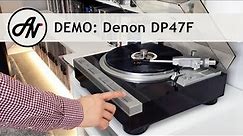 Denon DP-47F Turntable + Denon DL-110 Cartrige + Harbeth M40.1