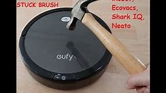 How to fix any robot vacuum stuck brush error - for Eufy and others