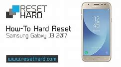 How to Hard Reset Samsung Galaxy J3 2017
