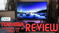 TOSHIBA U556863DB UHD 55" 4K Smart TV Alexa Compatible | Best Budget Cheap 4K TV
