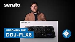 Pioneer DJ DDJ-FLX6 Unboxing | First look with Serato