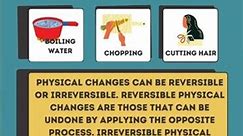 Physical vs Chemical changes #science 8th grade ICSE CBSE R-Online Classes chemistry physics