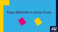 Page EEPROM vs Serial Flash