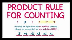 Product Rule for Counting