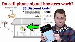 ✅ Cell Phone Booster - Tested - Do They Work? HiBoost 4K Plus For 4G LTE and 5G Signals