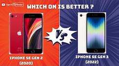 iPhone SE Gen 2 (2020) VS iPhone SE Gen 3 (2022) 2024 (Specifications & Comparison) #spectraphone