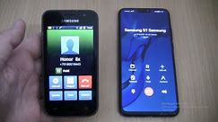 Incoming call & Outgoing call at the Same Time Samsung Galaxy S1+HONOR 8X