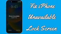 🔥✅(2024) iPhone Unavailable/Security Lockout Lock Screen X,XR,XS,11,12,13,14,15 Fixed | For 3uTools