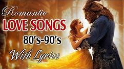 Best Old English Love Songs With Lyrics - Beautiful Love Songs Of All Time - Romantic Love Story