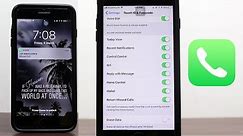 How to Protect Missed Calls from iPhone Lock Screen in iOS 11