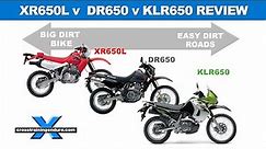 Honda XR650L v Suzuki DR650 v Kawasaki KLR650!︱comparison review & known issues