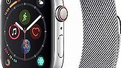 Apple Watch Series 4 (GPS + Cellular, 44mm) - Stainless Steel Case with Milanese Loop