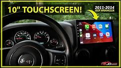 2011-2014 Jeep Wrangler 10" Touchscreen Installation // Apple CarPlay Compatible!