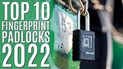 Top 10: Best Fingerprint Padlocks of 2022 / Smart Padlock, Biometric Thumbprint Keyless Lock