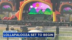 Lollapalooza fans line up for 4-day music festival in Chicago