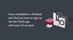 [LG ThinQ] Downloading and Signing in to the LG ThinQ App