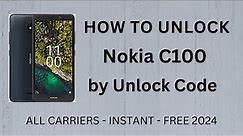 How To Unlock Nokia C100 FREE by Unlock Code Generator
