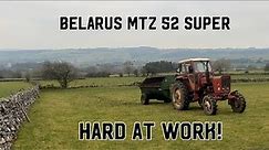 NEW TRACTOR! ( but it’s an old one!) muck spreading with the Russian tractor - Belarus MTZ