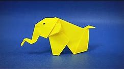 Słoń Origami Łatwe | Jak Zrobić Słonia z Papieru krok po kroku | Zwierzęta Origami