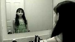 Creepy Grudge Ghost Girl in the Mirror!