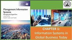 CHAPTER 1: Information Systems in Global Business Today