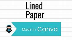 How To Create Lined Pages In Canva: 2 Quick Ways