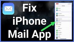 How To FIX Mail On iPhone!
