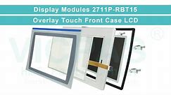 2711P-RBT15 Display Modules Protective Film HMI Touch Glass LCD Screen Enclosure