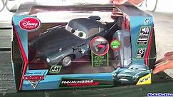 Cars 2 Transforming Finn McMissile Remote Control Disney Store Pixar toy review by Blucollection