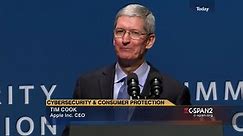 Tim Cook at White House Cybersecurity Summit