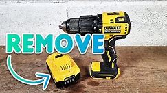 How To Remove The Battery From A DeWALT Drill