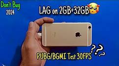 iPhone 6s Still Good After 2.9 Update?😓| iPhone 6s PUBG Test in 2024? | 2GB+32GB | Don’t Buy in 2024