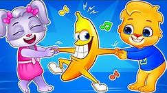 Banana Song for Kids | Fun Dance Song Going Bananas | Lucas Songs for Children | RV AppStudios