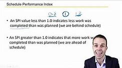 The Schedule Performance Index - Key Concepts in Project Management from the PMBOK