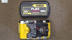 Dewalt Flexvolt 60V 9Ah battery teardown & analysis: From 20V to 60V, How does it work?