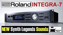 Roland INTEGRA-7 SuperNATURAL Sound Module: Free "Synth Legends" Sound Collection
