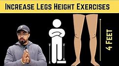 Increase Legs Length Exercises | 6 Feet Height